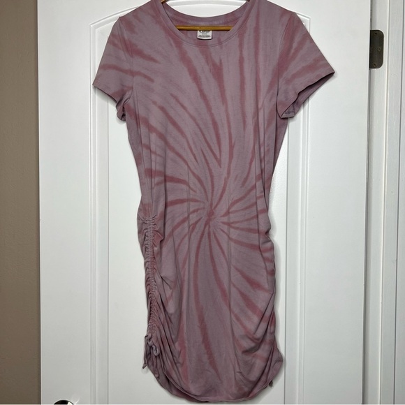VS Pink tie dye ruched side dress size medium - Picture 2 of 8